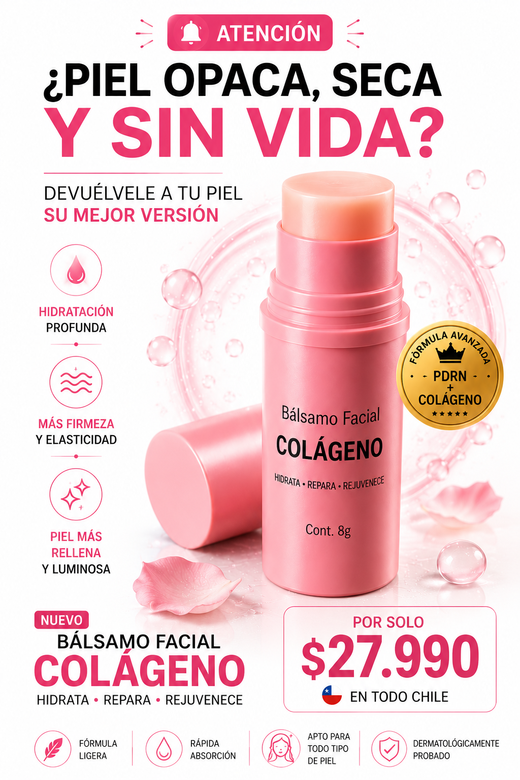 Balsamo facial Colageno
