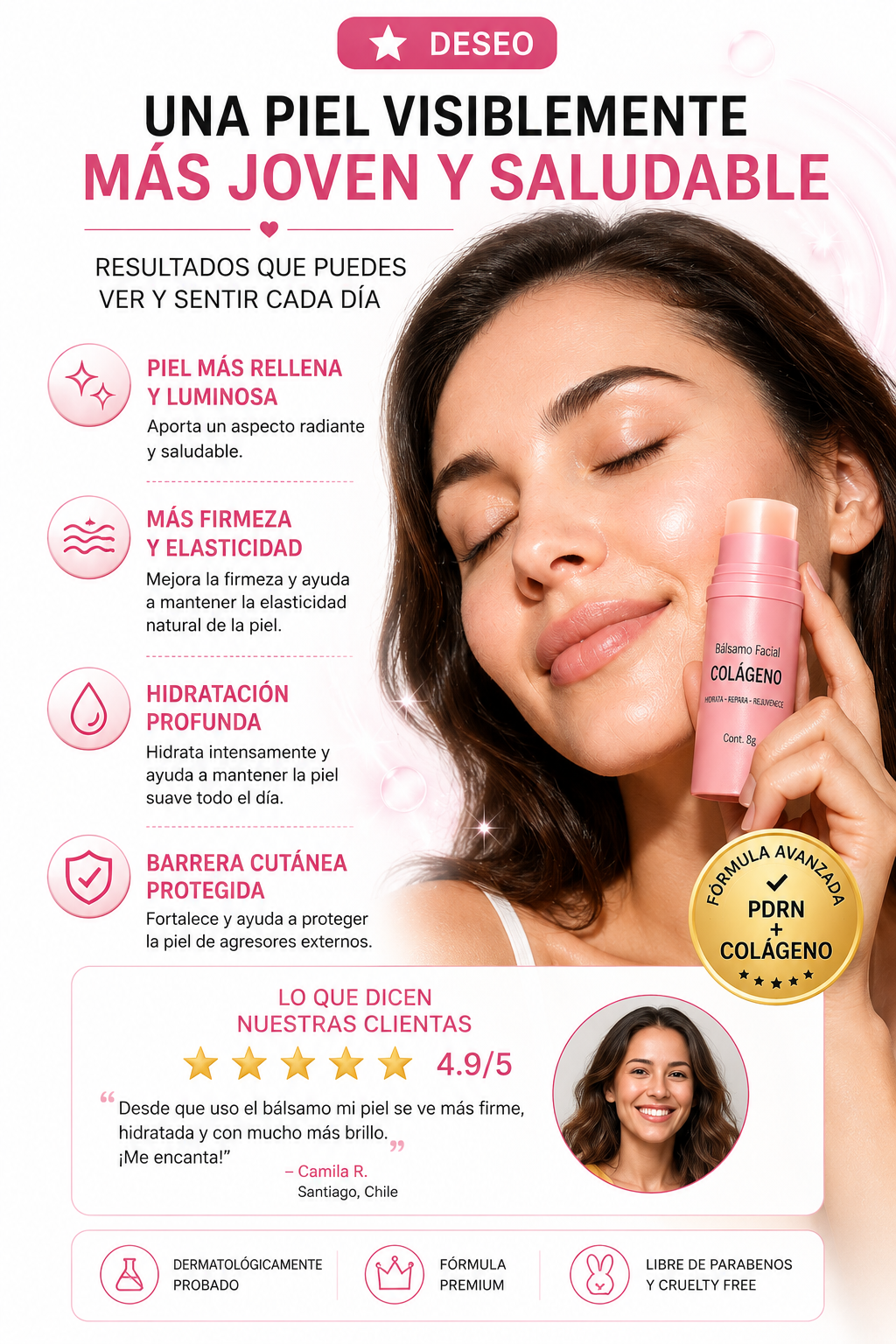 Balsamo facial Colageno